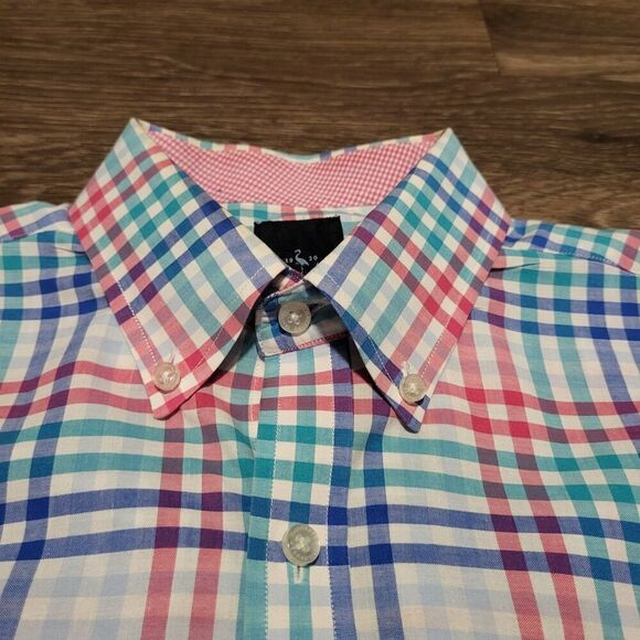 Tailorbyrd 100% Cotton, Classic Fit Button Up Shirt Mens Medium - Picture 6 of 9